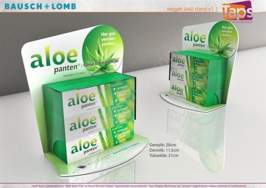 Pleksi Tezgah Üstü Stand