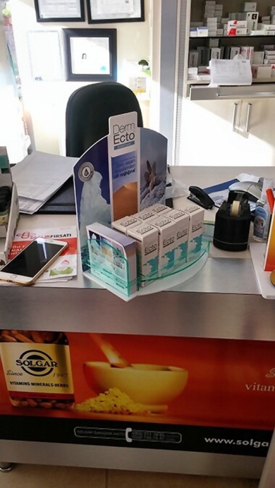 Pleksi Tezgah Üstü Stand