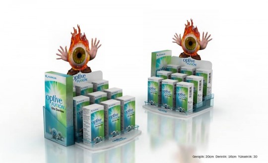 Pleksi Tezgah Üstü Stand